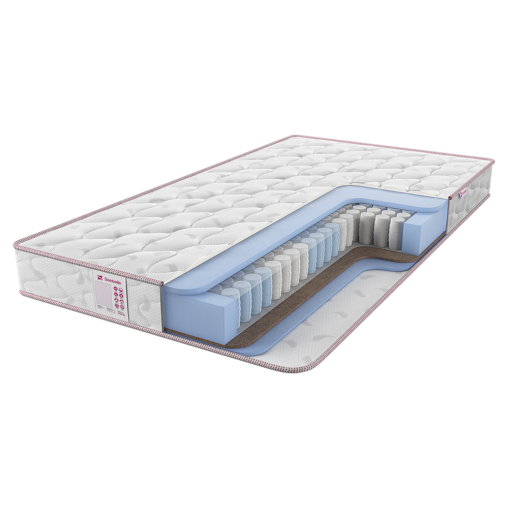 Матрас с независимыми пружинами Sontelle Oasis Castom Mond plus Средний / Средне-жесткий 120x200